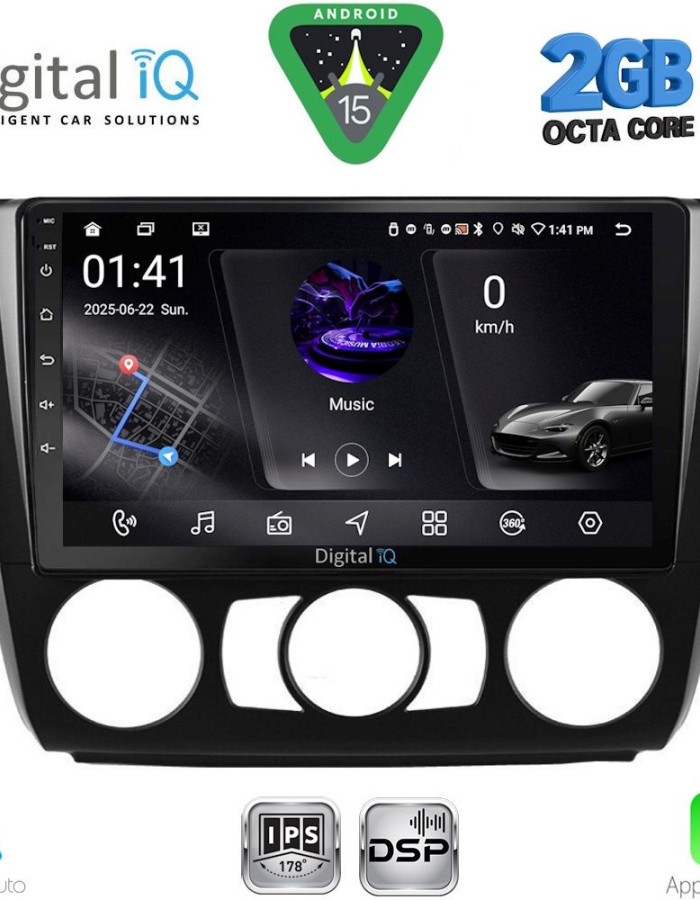 DIGITAL IQ RSF 4040_CPA A/C (9inc) MULTIMEDIA TABLET for BMW S.1  E81-82-87-88 mod. 2004-2013