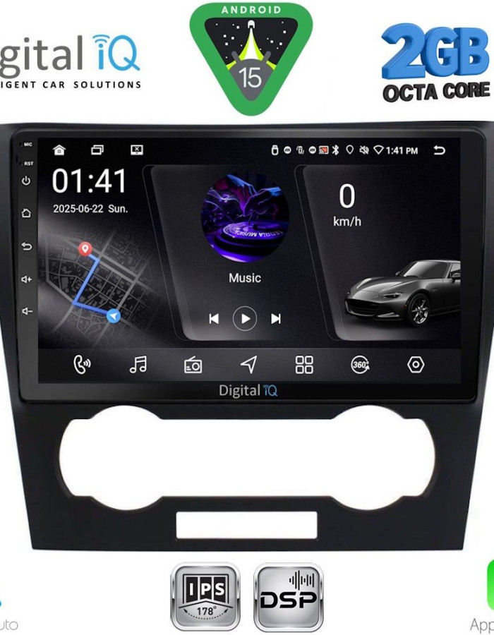 DIGITAL IQ RSF 4073_CPA (9inc) MULTIMEDIA TABLET for CHEVROLET EPICA mod. 2006-2011
