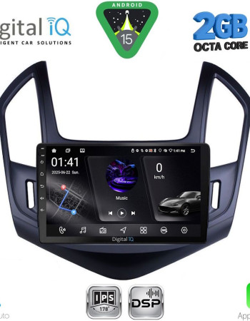 DIGITAL IQ RSF 4077_CPA (9inc) MULTIMEDIA TABLET for CHEVROLET CRUZE mod. 2013-2015