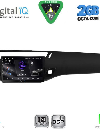 DIGITAL IQ RSF 4092BL_CPA (9inc) MULTIMEDIA TABLET for CITROEN C3 - DS3 mod. 2009-2016 (BLACK)