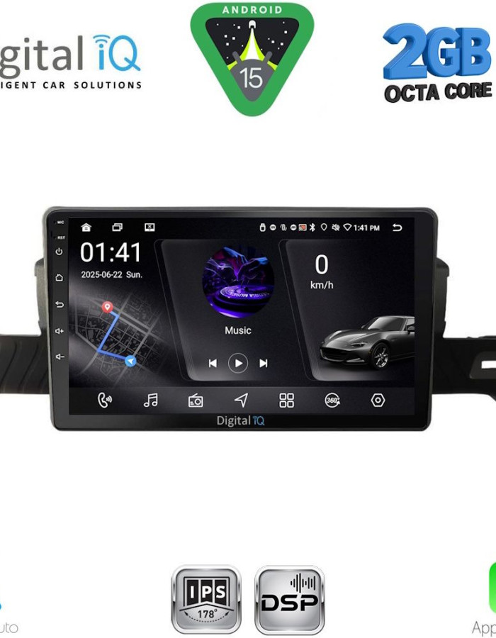 DIGITAL IQ RSF 4094_CPA (9inc) MULTIMEDIA TABLET for CITROEN C3 mod. 2024-2026