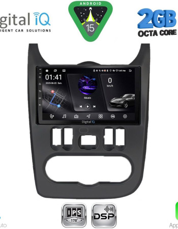 DIGITAL IQ RSF 4101BL_CPA (9inc) MULTIMEDIA TABLET for DACIA DUSTER – LOGAN – SANDERO mod. 2006-2012 (BLACK)