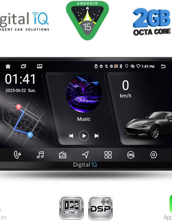 DIGITAL IQ RSF 4103B_CPA (9inc) MULTIMEDIA TABLET for DACIA DUSTER mod. 2012-2019
