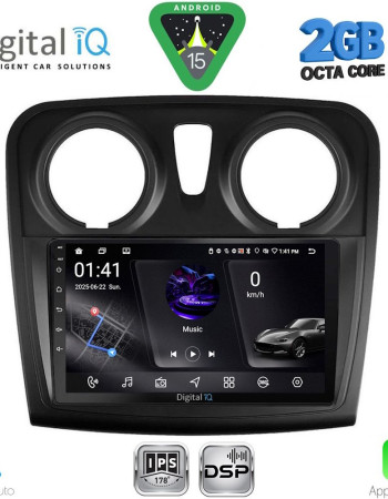 DIGITAL IQ RSF 4108_CPA (9inc) MULTIMEDIA TABLET for DACIA LOGAN – SANDERO mod. 2012-2019