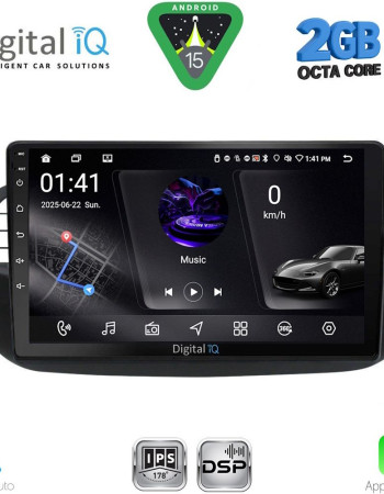 DIGITAL IQ RSF 4130BL_CPA (9inc) MULTIMEDIA TABLET for FIAT 500 mod. 2007-2015 (BLACK)