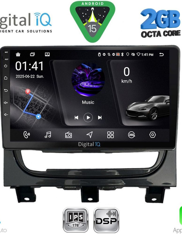 DIGITAL IQ RSF 4146_CPA (9inc) MULTIMEDIA TABLET for FIAT STRADA mod. 2012-2020