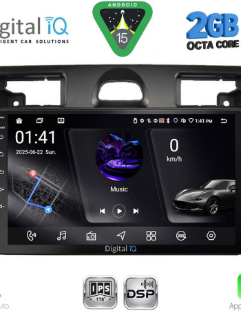 DIGITAL IQ RSF 4153SL_CPA (9inc) MULTIMEDIA TABLET for FORD FIESTA mod. 2005-2008 (SILVER)