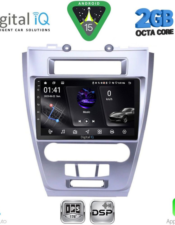 DIGITAL IQ RSF 4159_CPA (10inc) MULTIMEDIA TABLET for FORD FUSION mod. 2012-2017