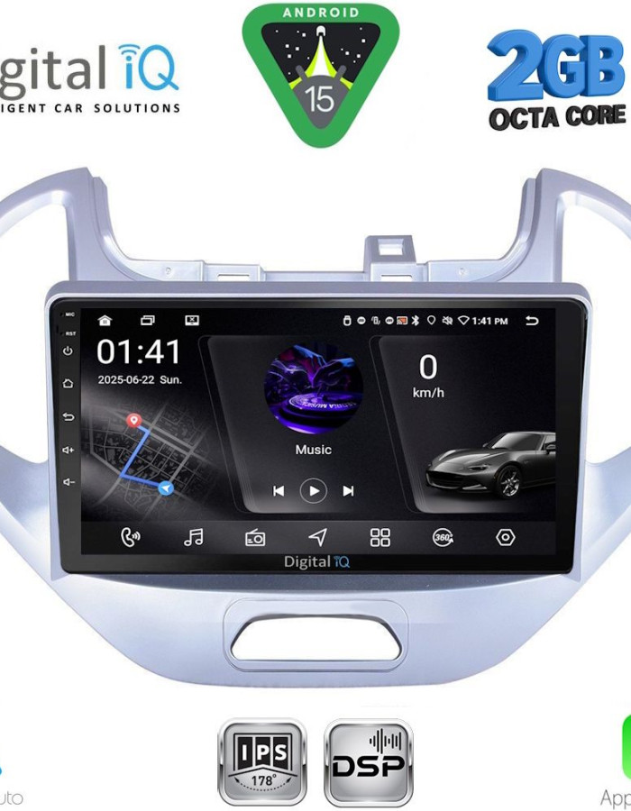 DIGITAL IQ RSF 4167LO_CPA (9inc) MULTIMEDIA TABLET for FORD KA mod. 2017-2024