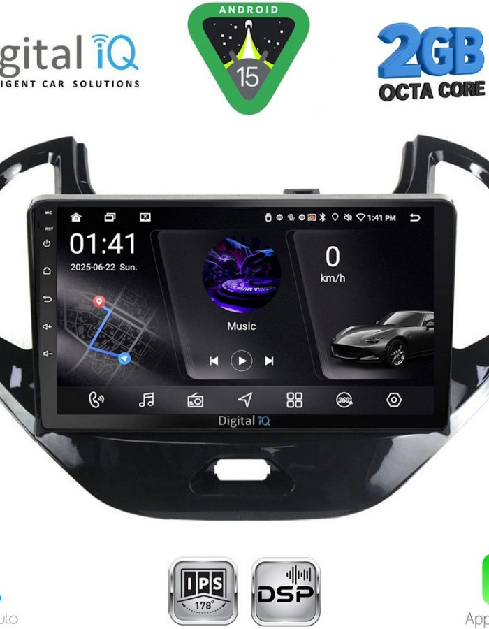 DIGITAL IQ RSF 4167SH_CPA (9inc) MULTIMEDIA TABLET for FORD KA mod. 2017-2024