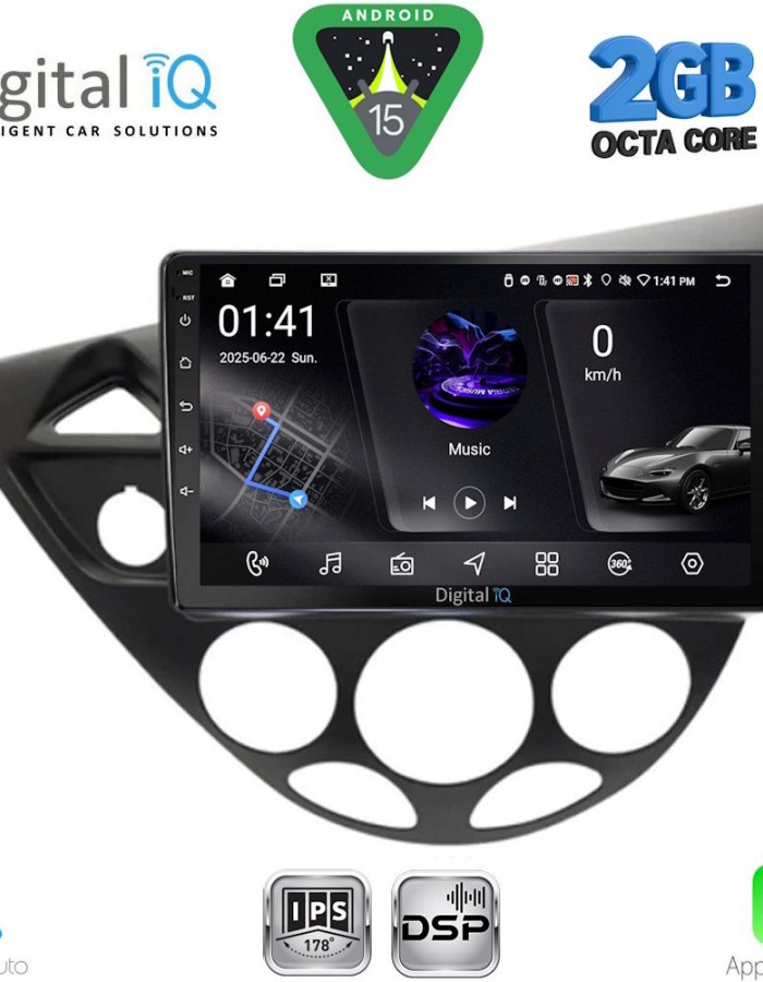 DIGITAL IQ RSF 4169_CPA  (9inc) MULTIMEDIA TABLET for FORD FOCUS mod. 1998-2004