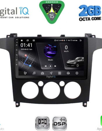DIGITAL IQ RSF 4175_CPA A/C (9inc) MULTIMEDIA TABLET for FORD SMAX mod. 2006-2014