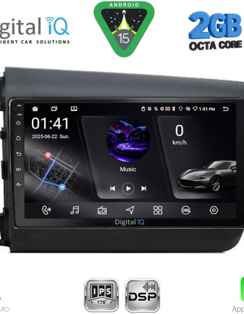 DIGITAL IQ RSF 41904D_CPA (9inc) MULTIMEDIA TABLET for HONDA CIVIC  4Doors mod. 2012-2016