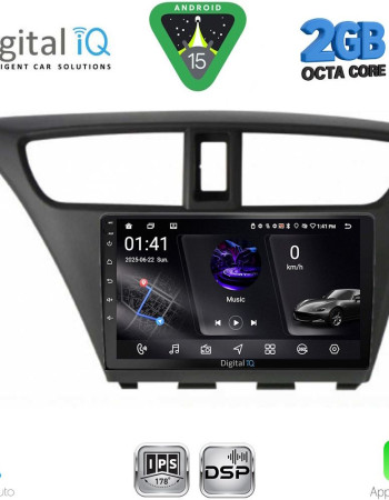DIGITAL IQ RSF 4190_CPA (9inc) MULTIMEDIA TABLET for HONDA CIVIC  mod. 2012-2016
