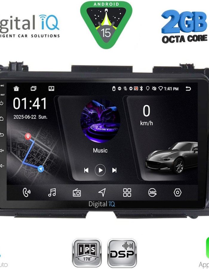 DIGITAL IQ RSF 4201_CPA (9inc) MULTIMEDIA TABLET for HONDA HRV mod. 2015-2021