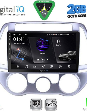 DIGITAL IQ RSF 4227_CPA A/C (9inc) MULTIMEDIA TABLET for HYUNDAI i20 mod. 2008-2012