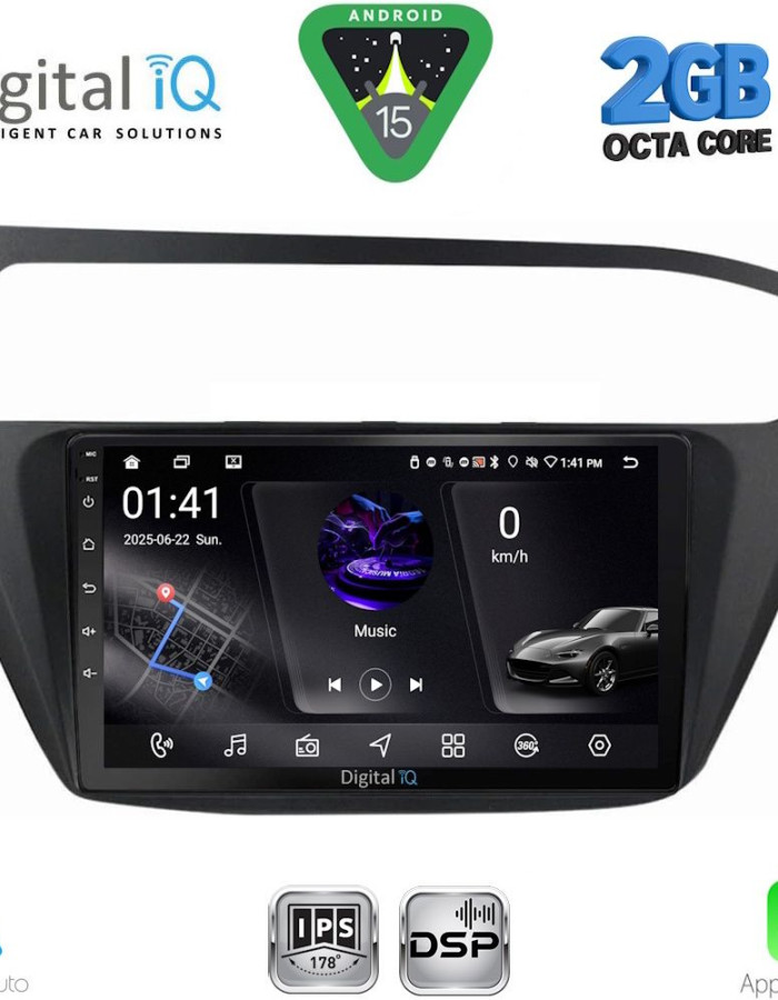 DIGITAL IQ RSF 4230_CPA (9inc) MULTIMEDIA TABLET for HYUNDAI i20 mod. 2018-2021