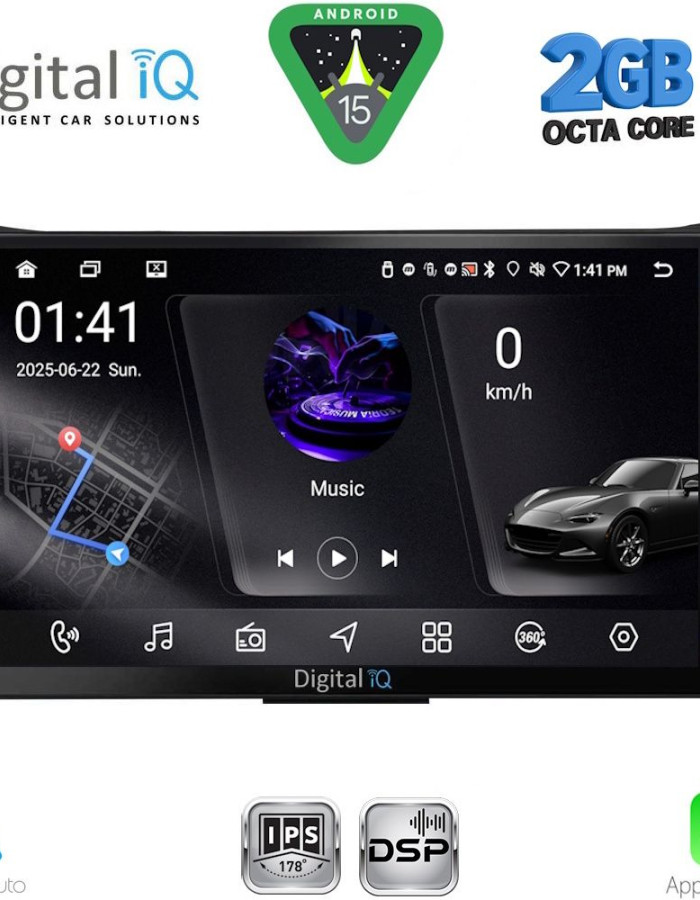 DIGITAL IQ RSF 4232_CPA (9inc) MULTIMEDIA TABLET for HYUNDAI i30  mod. 2012-2017