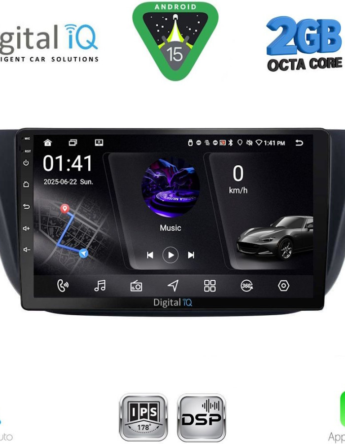 DIGITAL IQ RSF 4265_CPA (9inc) MULTIMEDIA TABLET for IVECO DAILY mod. 2014-2024