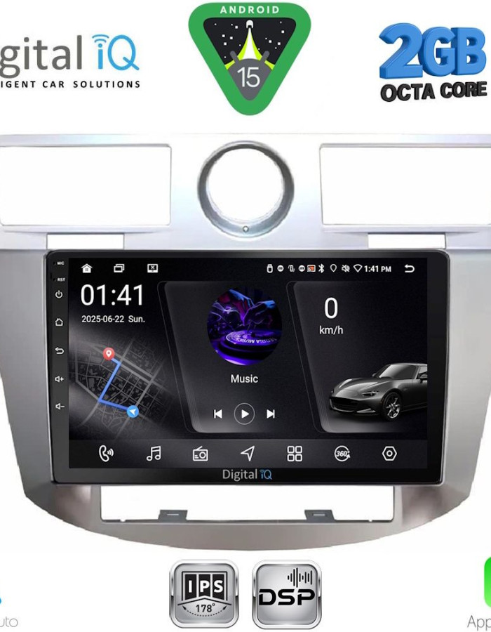 DIGITAL IQ RSF 4289_CPA (9inc) MULTIMEDIA for CHRYSLER SEBRING mod. 2008-2010