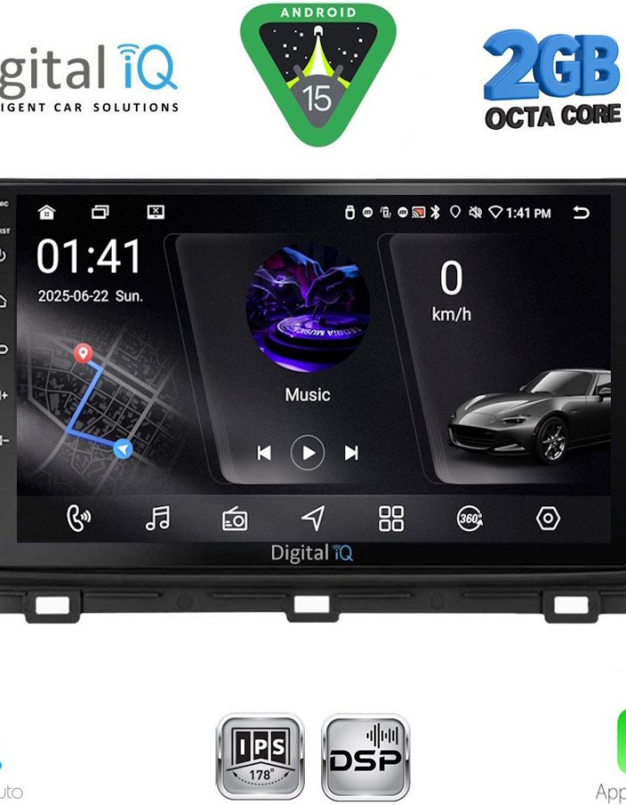 DIGITAL IQ RSF 4303_CPA (10inc) MULTIMEDIA TABLET for KIA CEED - XCEED mod. 2018-2022