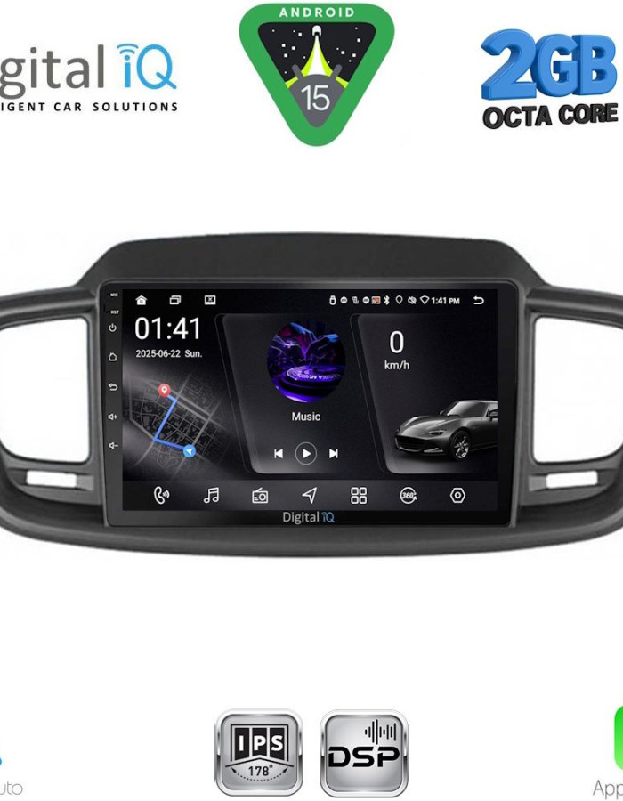 DIGITAL IQ RSF 4319_CPA (10inc) MULTIMEDIA TABLET for KIA SORENTO mod. 2014-2020