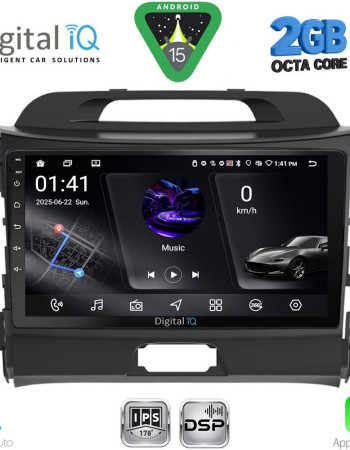 DIGITAL IQ RSF 4325_CPA (9inc) MULTIMEDIA TABLET for KIA SPORTAGE mod. 2010-2015