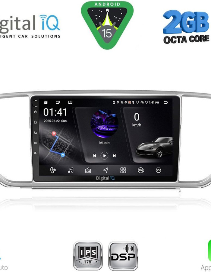 DIGITAL IQ RSF 4327_CPA (9inc) MULTIMEDIA TABLET for KIA SPORTAGE mod. 2018-2021