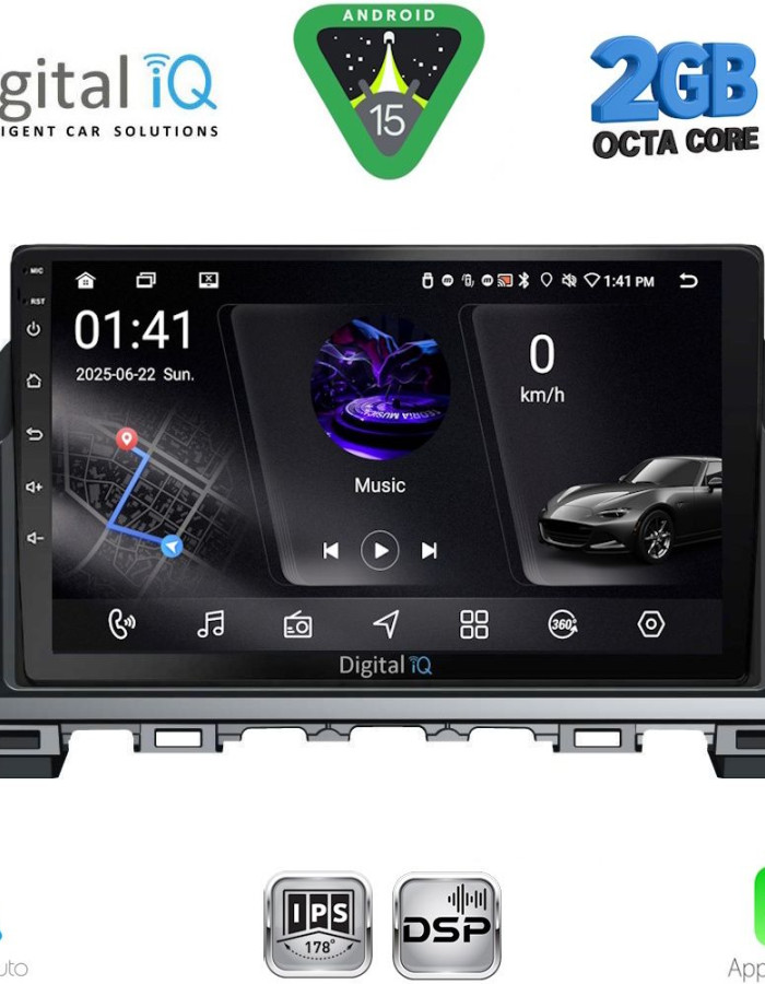 DIGITAL IQ RSF 4378_CPA (9inc) MULTIMEDIA TABLET for MAZDA 6 mod. 2012-2017