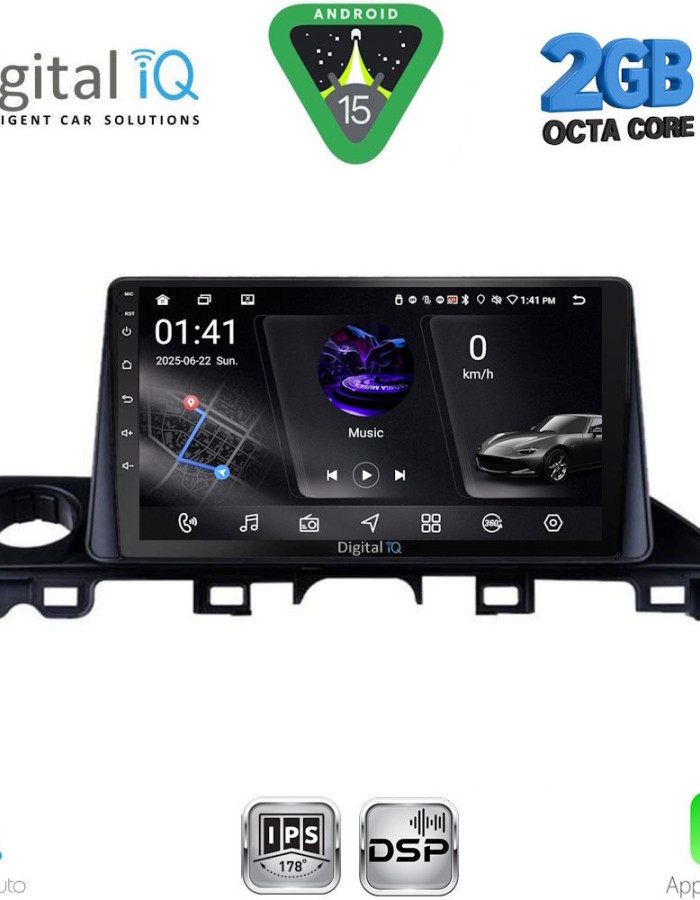 DIGITAL IQ RSF 4379_CPA (9inc) MULTIMEDIA TABLET for MAZDA 6 mod. 2017-2020
