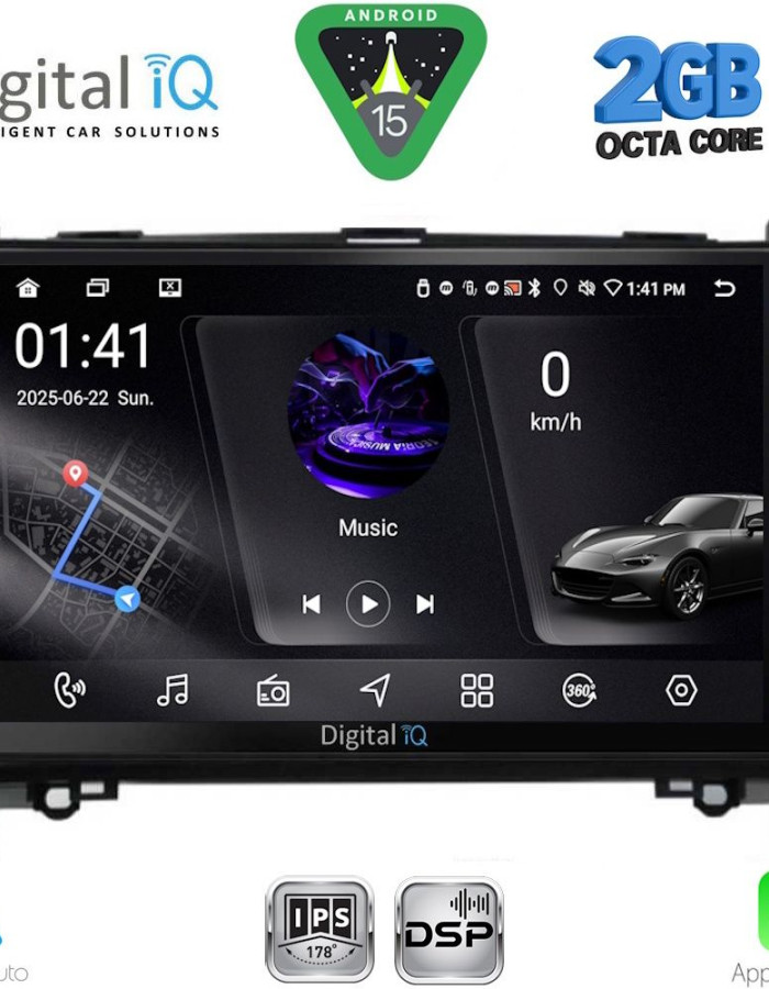 DIGITAL IQ RSF 4400_CPA (9inc) MULTIMEDIA TABLET for MERCEDES A – B -SPRINTER – VITO mod. 2007-2019