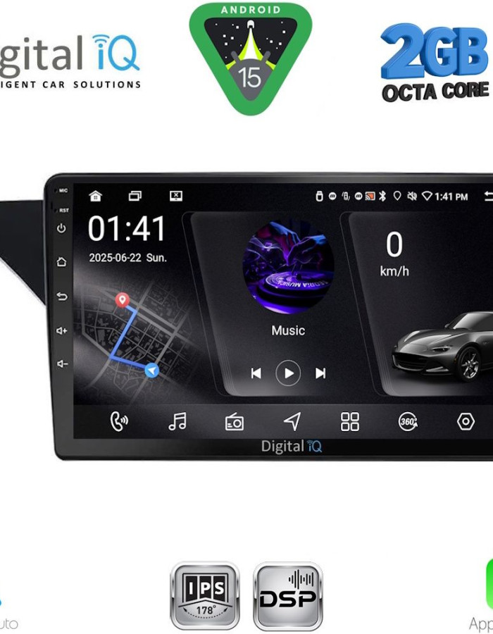 DIGITAL IQ RSF 4411_CPA (NTG 4.0) (9inc) MULTIMEDIA TABLET for MERCEDES GLK (X204) mod. 2008-2012