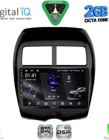 DIGITAL IQ RSF 4430_CPA (10inc) MULTIMEDIA TABLET for MITSUBISHI ASX mod. 2009-2020 - PEUGEOT 4008 mod. 2012-2018