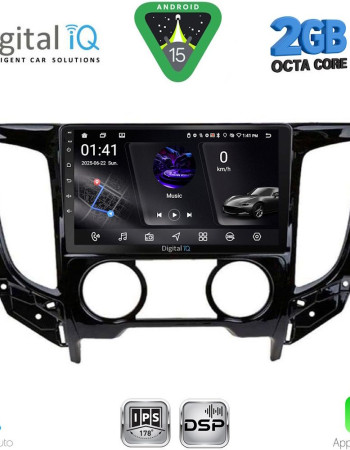 DIGITAL IQ RSF 4437_CPA A/C (9inc) MULTIMEDIA TABLET for MITSUBISHI L200 mod. 2015-2019 with A/C