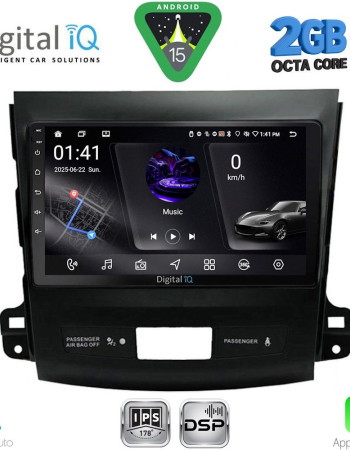 DIGITAL IQ RSF 4442_CPA (9inc) MULTIMEDIA TABLET for CITROEN C-CROSSER | MITSUBISHI OUTLANDER | PEUGEOT 4007  mod. 2006-2012