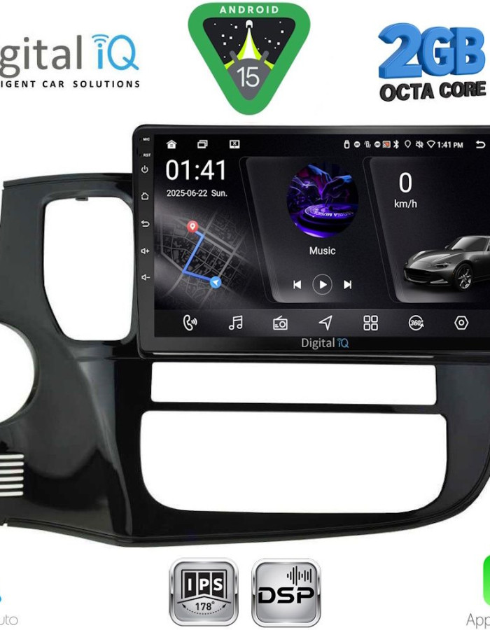 DIGITAL IQ RSF 4443_CPA (10inc) MULTIMEDIA TABLET for MITSUBISHI OUTLANDER mod. 2013-2020