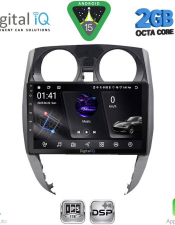 DIGITAL IQ RSF 4464_CPA (10inc) MULTIMEDIA TABLET for NISSAN NOTE mod. 2012-2020