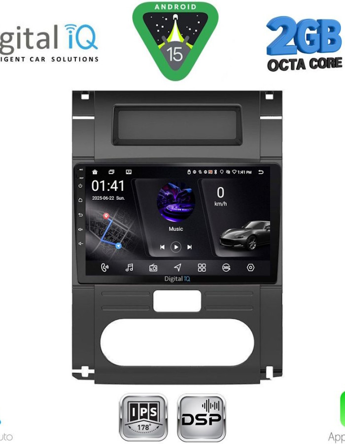 DIGITAL IQ RSF 4477_CPA (10inc) MULTIMEDIA TABLET for NISSAN XTRAIL mod. 2007-2013