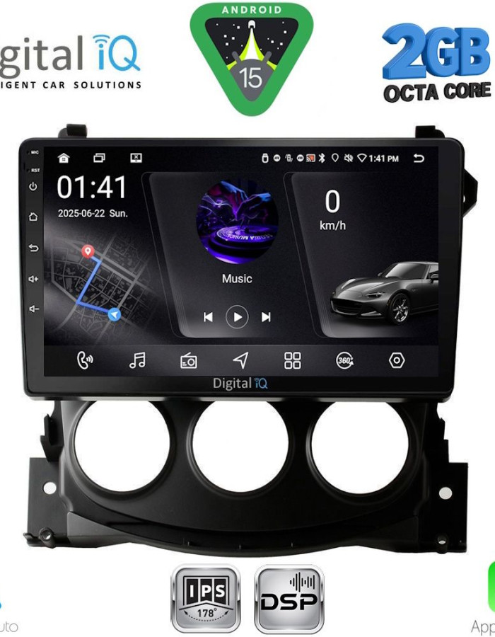 DIGITAL IQ RSF 4479_CPA (9inc) MULTIMEDIA TABLET for NISSAN 370Z mod. 2009-2012