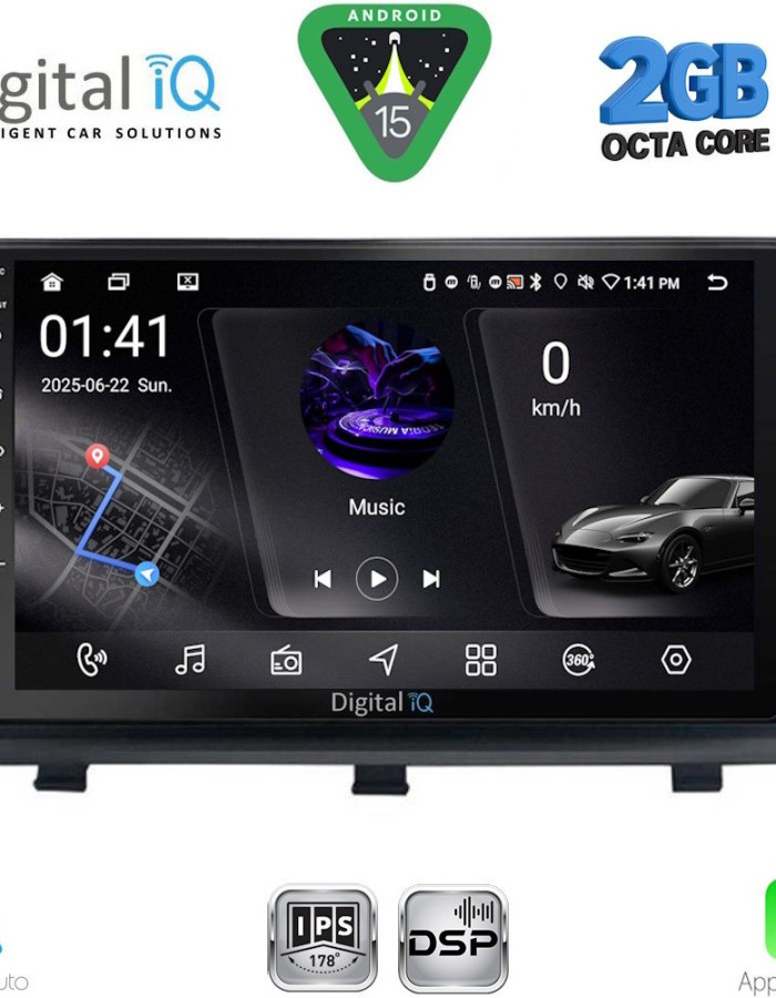 DIGITAL IQ RSF 4480_CPA (9inc) MULTIMEDIA TABLET for OPEL ANTARA mod. 2006-2016