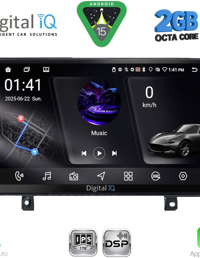 DIGITAL IQ RSF 4485_CPA (9inc) MULTIMEDIA TABLET for OPEL ASTRA H mod. 2004-2010