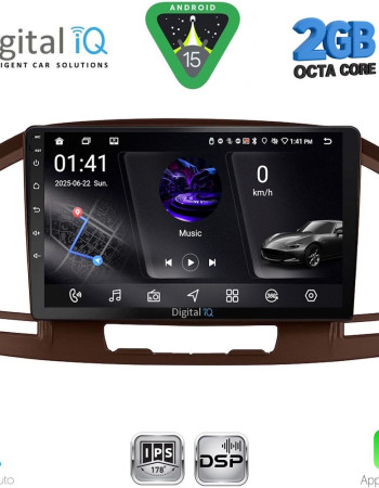DIGITAL IQ RSF 4491BR_CPA (9inc) MULTIMEDIA TABLET for OPEL INSIGNIA mod. 2008-2013 (BROWN)