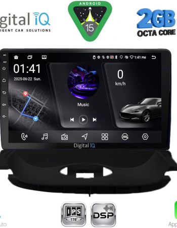 DIGITAL IQ RSF 4505_CPA (9inc) MULTIMEDIA TABLET for PEUGEOT 206 mod. 1998-2006