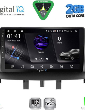DIGITAL IQ RSF 4556_CPA (9inc) MULTIMEDIA TABLET for RENAULT MEGANE 3 mod. 2009-2016