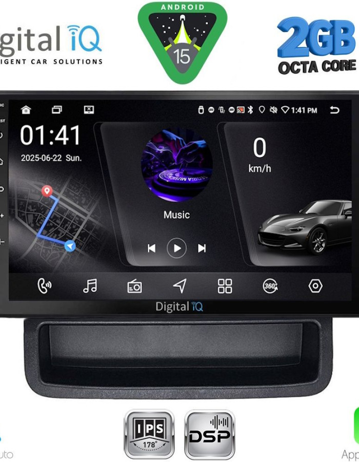 DIGITAL IQ RSF 4559_CPA (10inc) MULTIMEDIA TABLET for OPEL VIVARO – RENAULT TRAFIC - NISSAN PRIMASTAR mod. 2004-2015