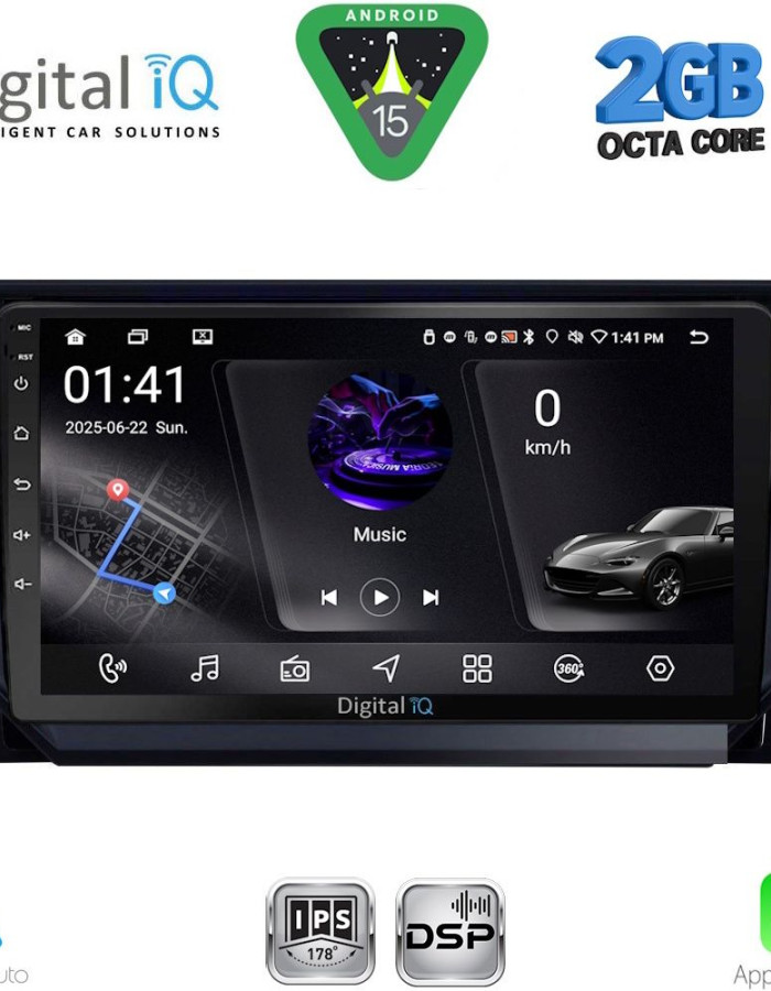 DIGITAL IQ RSF 4573_CPA (9inc) MULTIMEDIA TABLET for SEAT ARONA - IBIZA mod. 2018-2026
