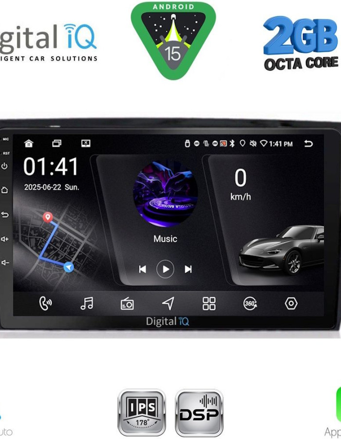 DIGITAL IQ RSF 4597_CPA (10inc) MULTIMEDIA TABLET for SKODA OCTAVIA 7 mod. 2013-2021