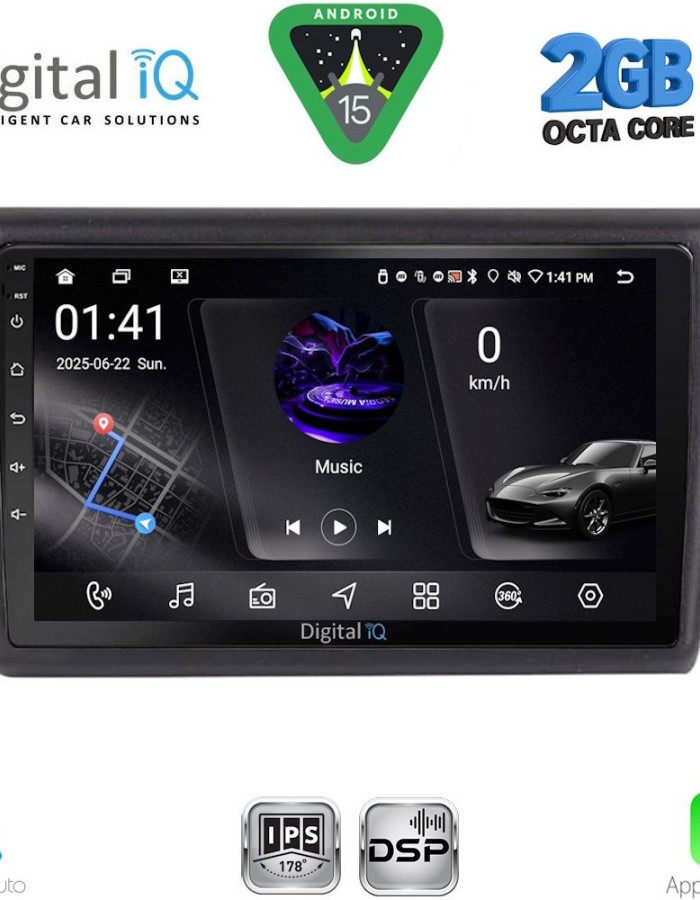 DIGITAL IQ RSF 4600_CPA (9inc) MULTIMEDIA TABLET for SKODA RAPID SPACEBACK mod. 2014-2019