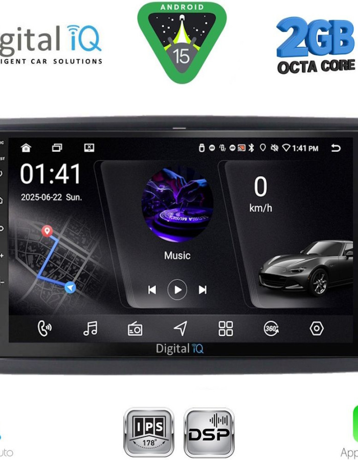 DIGITAL IQ RSF 4604B_CPA (10inc) MULTIMEDIA TABLET for SKODA SUPERB mod. 2008-2015