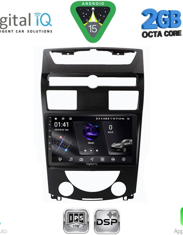 DIGITAL IQ RSF 4657_CPA (10inc) MULTIMEDIA TABLET for SSANGYONG REXTON mod. 2006-2015